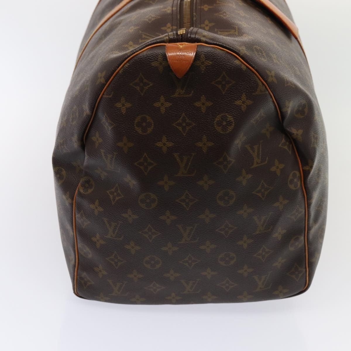 Louis Vuitton Keepall Bag Monogram Canvas Brown Canvas Travel Bag Bag (Authentic Pre-Loved)