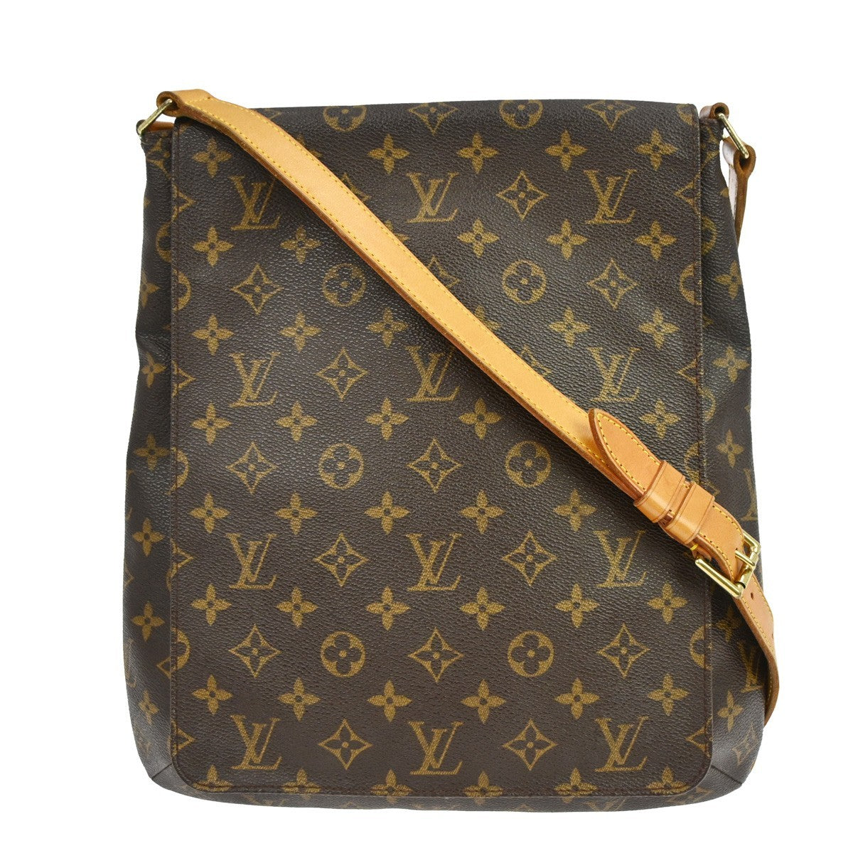 Louis Vuitton Louis Vuitton Musette Handbag Monogram Canvas Brown Canvas Shoulder Bag Bag (Authentic Pre-Loved)