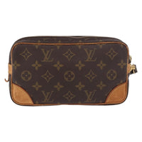 Louis Vuitton Marly Dragonne Clutch Monogram Canvas Brown Canvas Clutche & Pouche Bag (Pre-Loved)