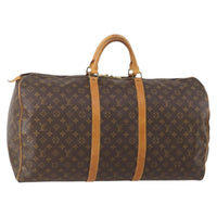 Louis Vuitton Louis Vuitton Keepall Bag Monogram Canvas Brown Canvas Travel Bag Bag (Pre-Loved)