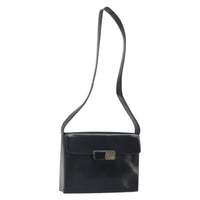 Prada Vintage Flap Shoulder Bag Leather Black Leather Shoulder Bag Bag (Pre-Loved)
