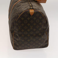 Louis Vuitton Keepall Bag Monogram Canvas Brown Canvas Travel Bag Bag (Pre-Loved)