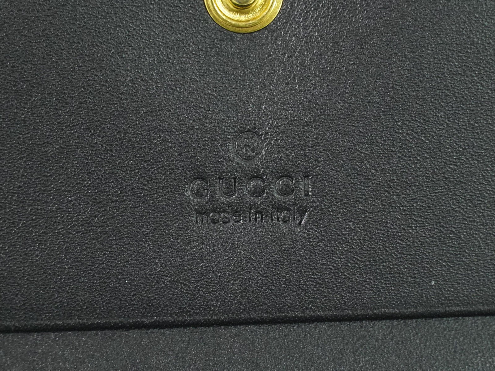 Gucci Gg Marmont Wallet Leather Black Leather Wallets Accessory (Authentic Pre-Loved)