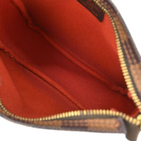Louis Vuitton Trousse Make Up Bag Damier Canvas Brown Canvas Clutche & Pouche Bag (Authentic Pre-Loved)