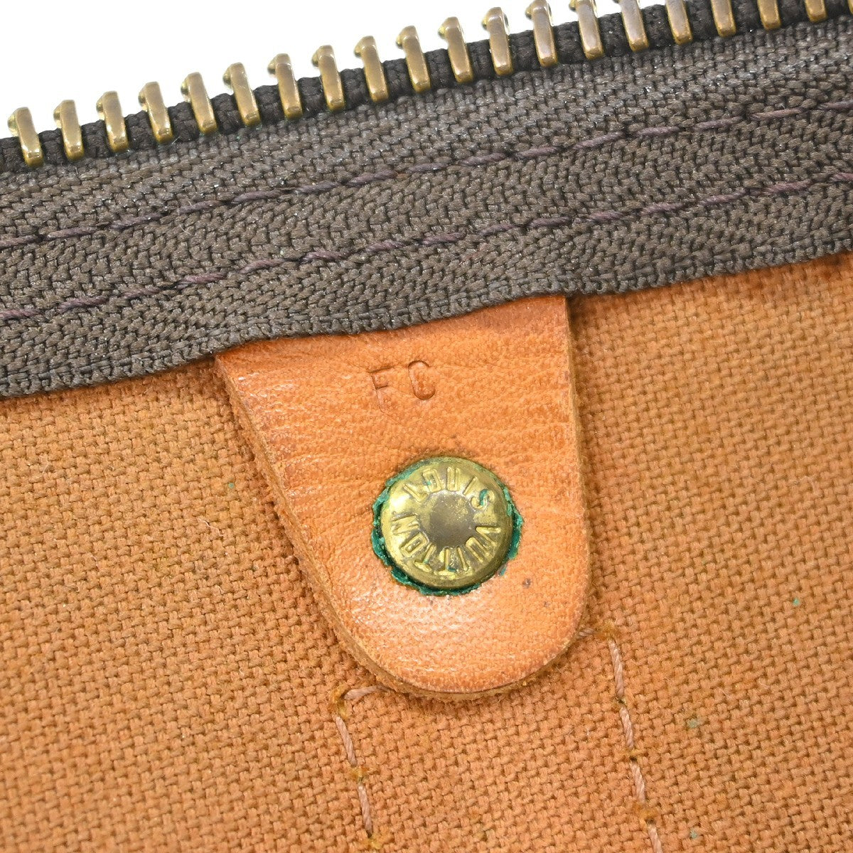 Louis Vuitton Keepall Bag Monogram Canvas Brown Canvas Travel Bag Bag (Pre-Loved)