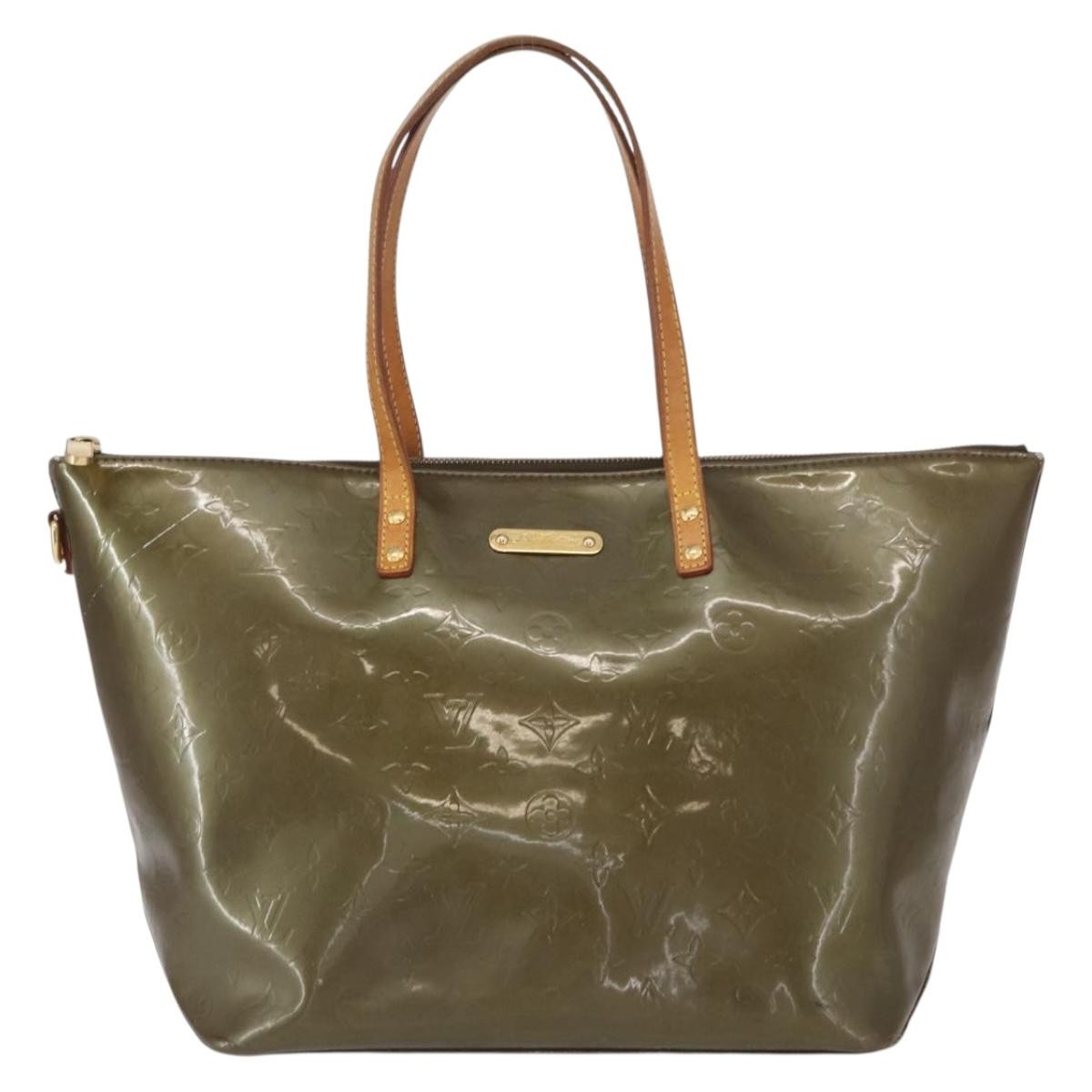 Louis Vuitton Bellevue Handbag Monogram Vernis Brown Patent_Leather Tote Bag Bag (Pre-Loved)