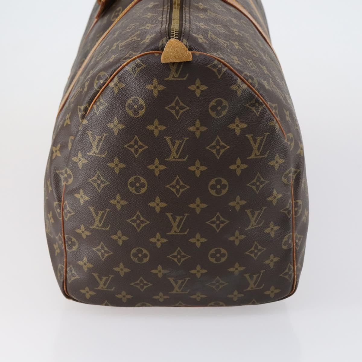 Louis Vuitton Keepall Bag Monogram Canvas Brown Canvas Travel Bag Bag (Authentic Pre-Loved)