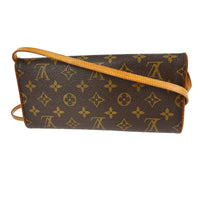 Louis Vuitton Louis Vuitton Twin Handbag Monogram Canvas Brown Canvas Clutche & Pouche Bag (Authentic Pre-Loved)