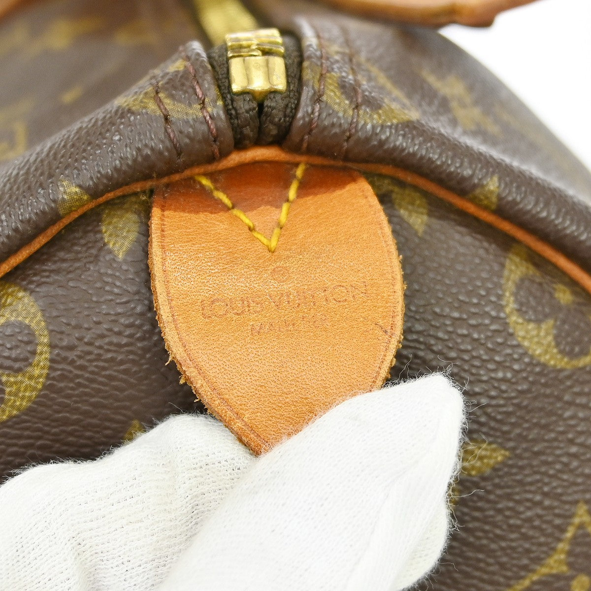 Louis Vuitton Keepall Bag Monogram Canvas Brown Canvas Travel Bag Bag (Pre-Loved)