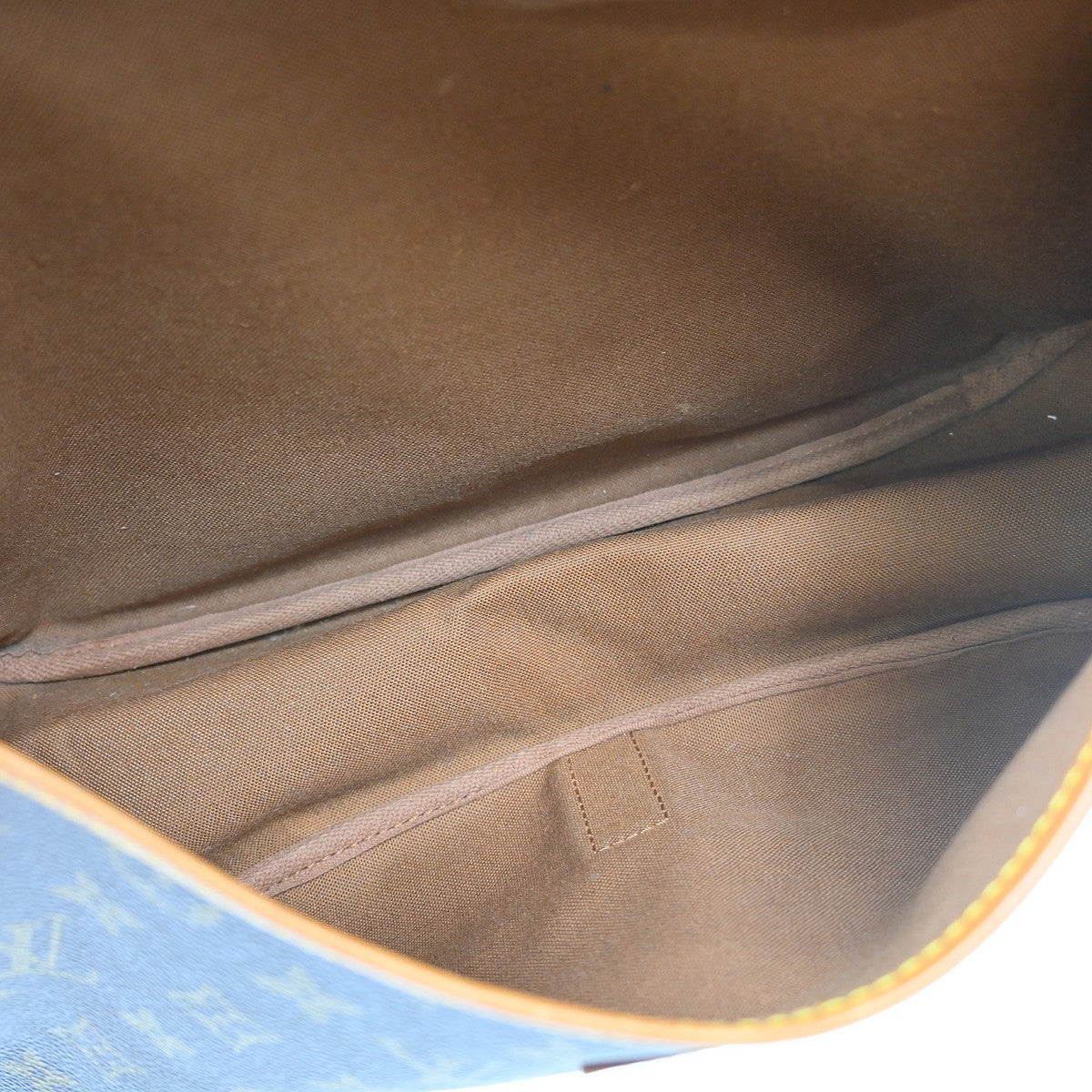 Louis Vuitton Louis Vuitton Saumur Handbag Monogram Canvas Brown Canvas Shoulder Bag Bag (Authentic Pre-Loved)