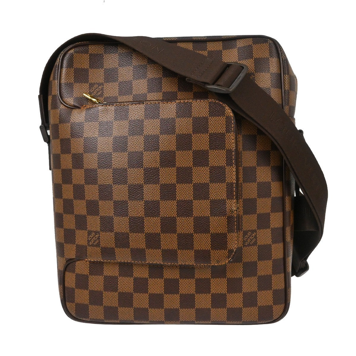 Louis Vuitton Olav Handbag Damier Brown Canvas Shoulder Bag Bag (Pre-Loved)