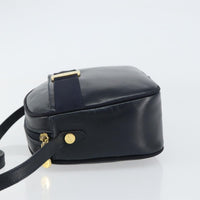 Salvatore Ferragamo Vala Shoulder Bag Leather Navy Leather Shoulder Bag Bag (Authentic Pre-Loved)
