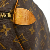 Louis Vuitton Keepall Bag Monogram Canvas Brown Canvas Travel Bag Bag (Pre-Loved)