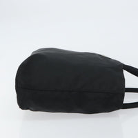 Prada Vintage Zip Tote Tessuto Black Nylon Tote Bag Bag (Authentic Pre-Loved)
