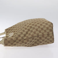 Gucci Gg Canvas Bag Canvas Beige Canvas Tote Bag Bag (Pre-Loved)