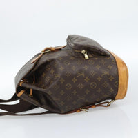 Louis Vuitton Vintage Montsouris Backpack Monogram Canvas Brown Canvas Backpack Bag (Authentic Pre-Loved)