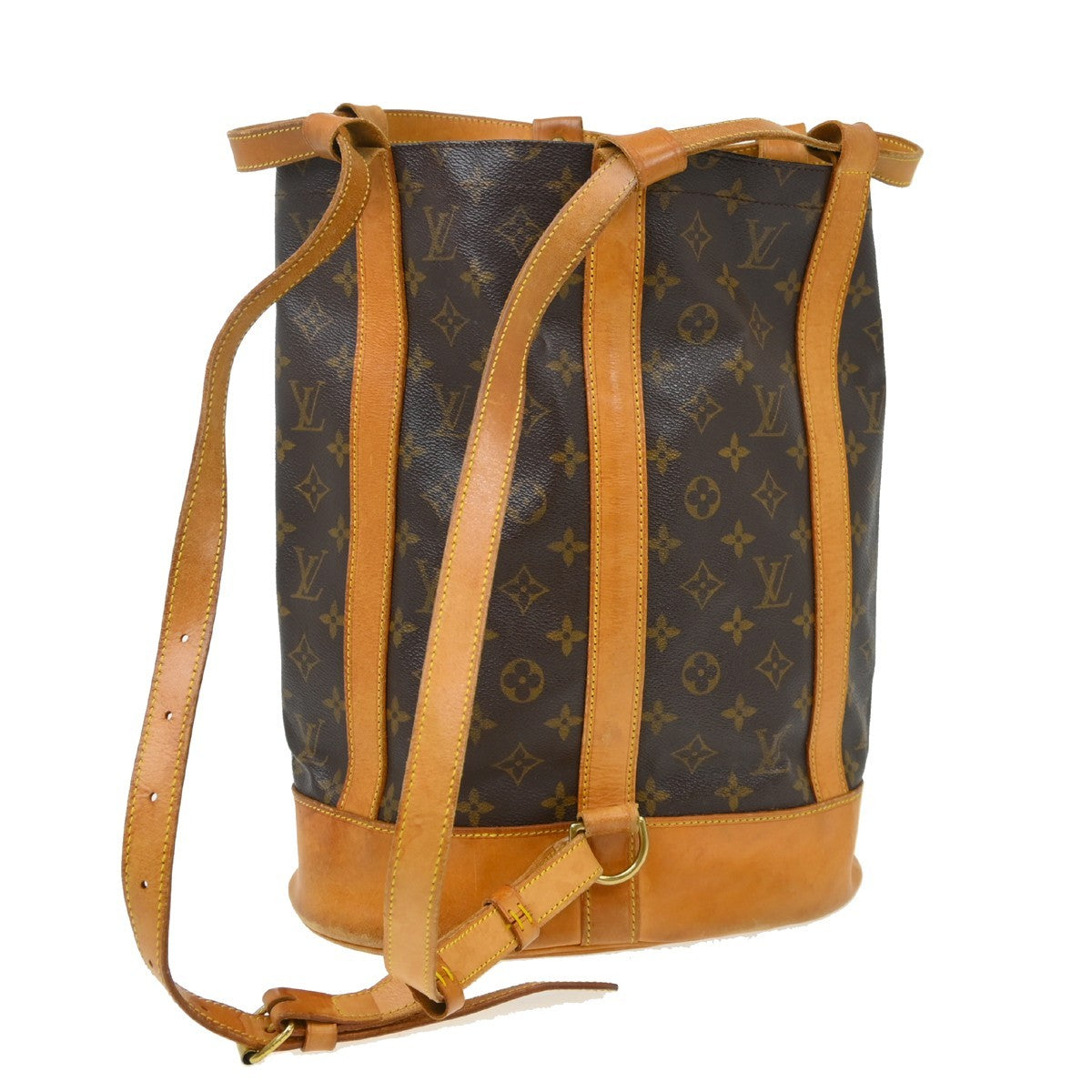 Louis Vuitton Randonnee Backpack Monogram Canvas Brown Canvas Backpack Bag (Authentic Pre-Loved)
