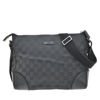 Gucci Joy Messenger Bag Gg Canvas Black Canvas Shoulder Bag Bag (Pre-Loved)