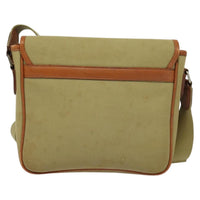Burberry Front Pocket Messenger Bag Canvas Beige Canvas Shoulder Bag Bag (Authentic Pre-Loved)