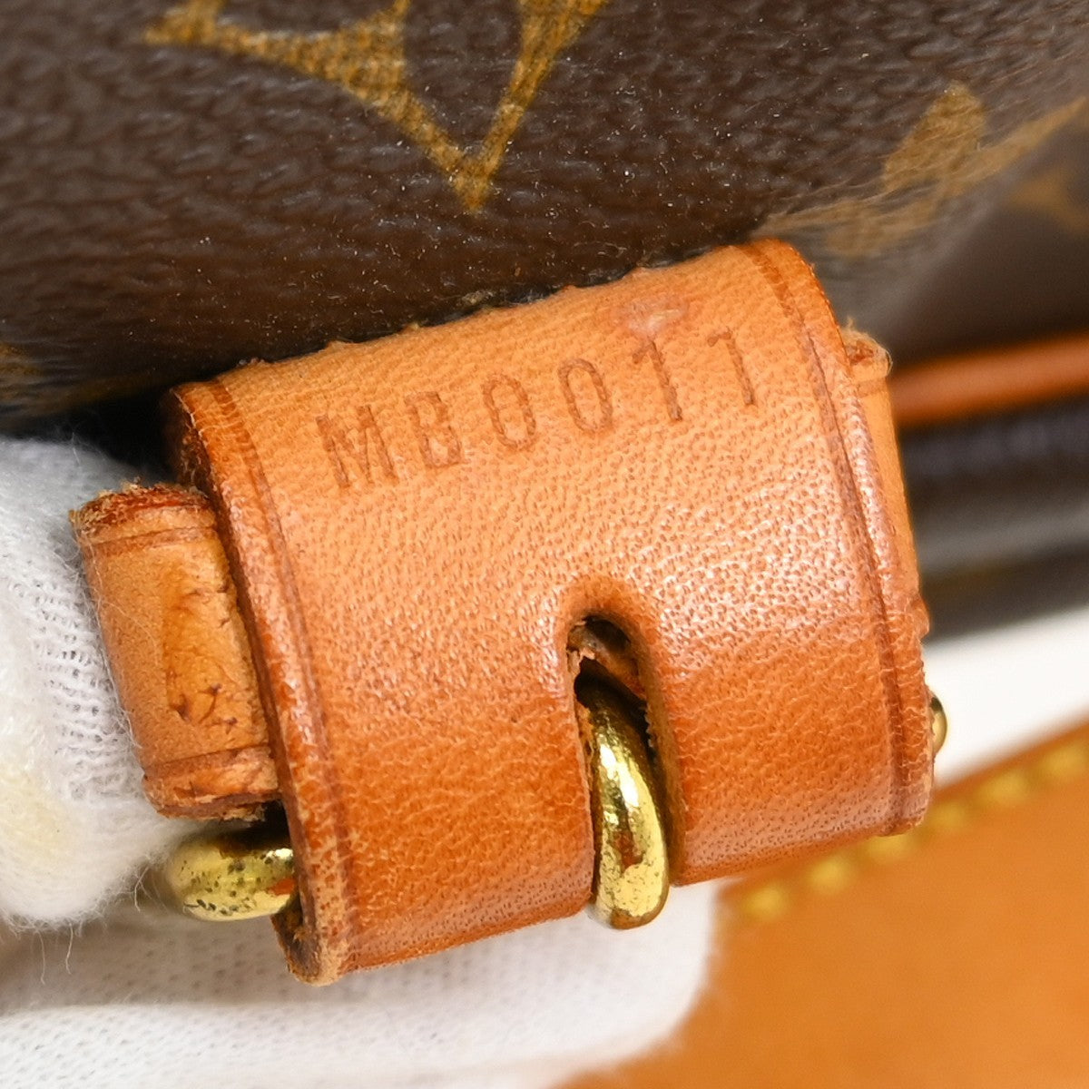 Louis Vuitton Saumur Handbag Monogram Canvas Brown Canvas Shoulder Bag Bag (Pre-Loved)