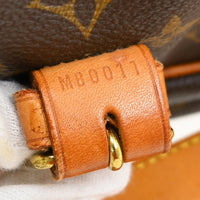 Louis Vuitton Saumur Handbag Monogram Canvas Brown Canvas Shoulder Bag Bag (Pre-Loved)
