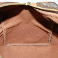 Louis Vuitton Sac Souple Handbag Monogram Canvas Brown Canvas Travel Bag Bag (Authentic Pre-Loved)