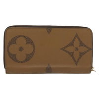 Louis Vuitton Zippy Wallet Canvas Brown Canvas Wallets Accessory (Pre-Loved)