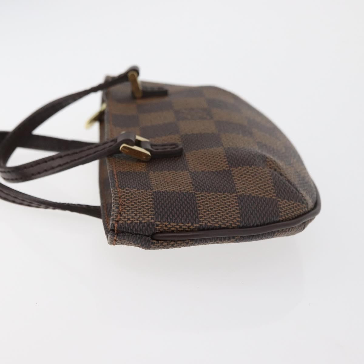 Louis Vuitton Manosque Pochette Damier Brown Canvas Clutche & Pouche Bag (Authentic Pre-Loved)