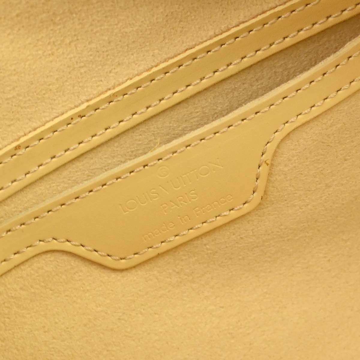 Louis Vuitton Soufflot Handbag Epi Leather Yellow Leather Shoulder Bag Bag (Authentic Pre-Loved)