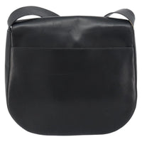 Salvatore Ferragamo Gancini Shoulder Bag Leather Black Leather Shoulder Bag Bag (Authentic Pre-Loved)