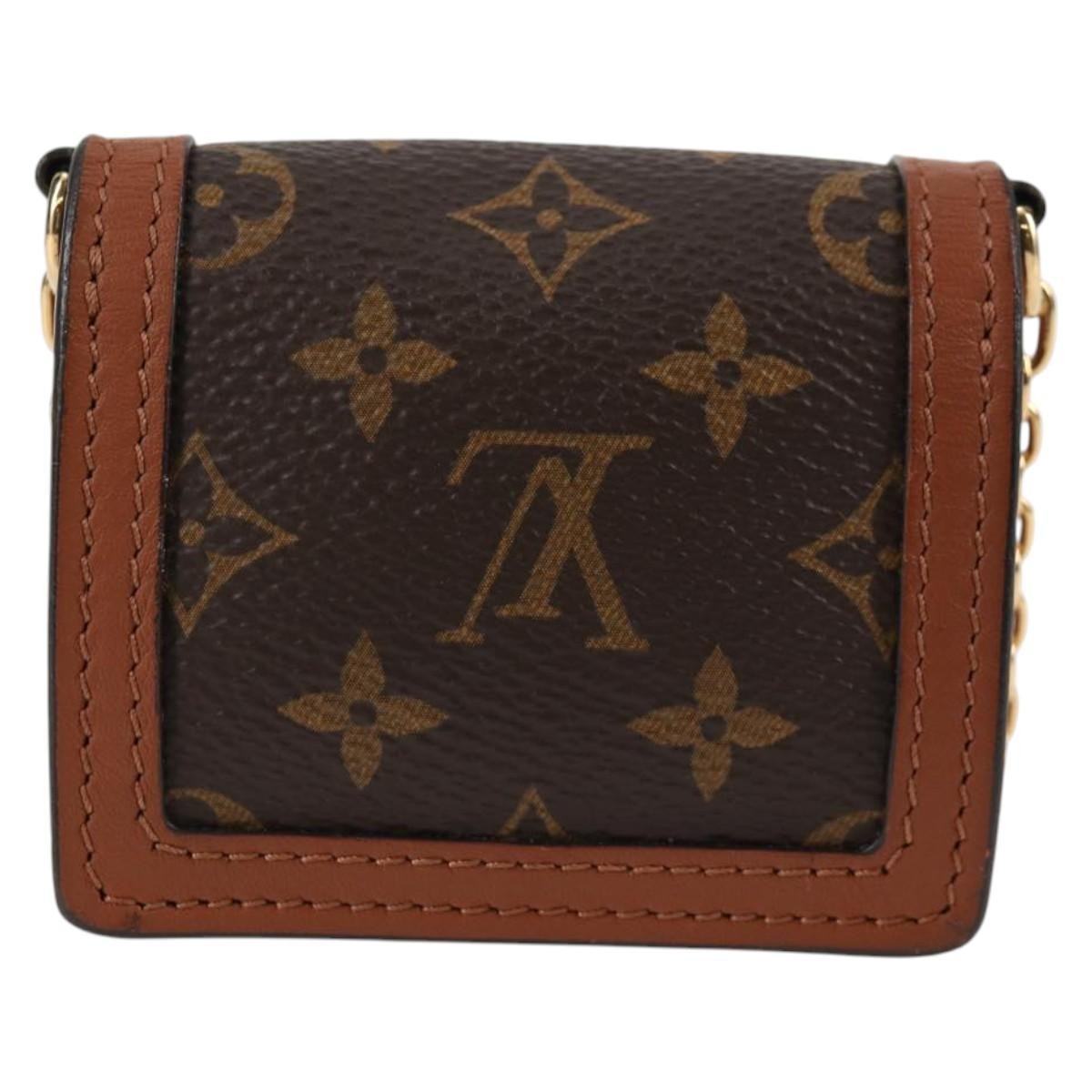 Louis Vuitton Dauphine Shoulder Bag Reverse Monogram Canvas Brown Canvas Clutche & Pouche Bag (Authentic Pre-Loved)