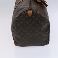 Louis Vuitton Keepall Bag Monogram Canvas Brown Canvas Travel Bag Bag (Authentic Pre-Loved)