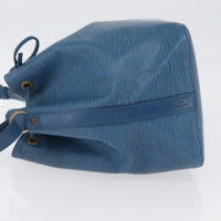 Louis Vuitton Petit Noe Handbag Epi Leather Blue Leather Shoulder Bag Bag (Authentic Pre-Loved)