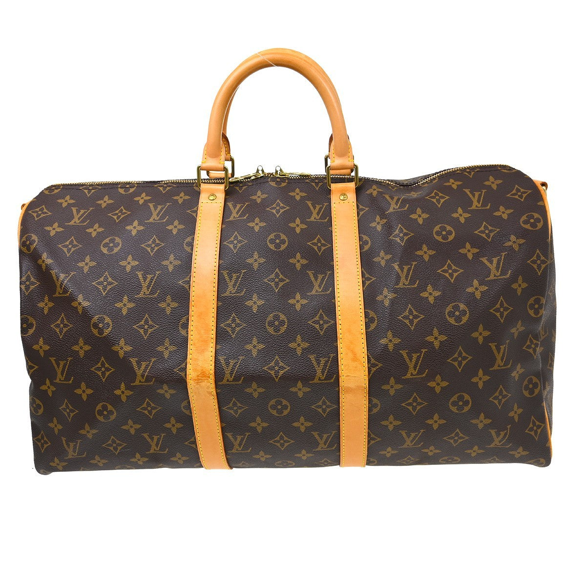 Louis Vuitton Louis Vuitton Keepall Bandouliere Bag Monogram Canvas Brown Canvas Travel Bag Bag (Authentic Pre-Loved)