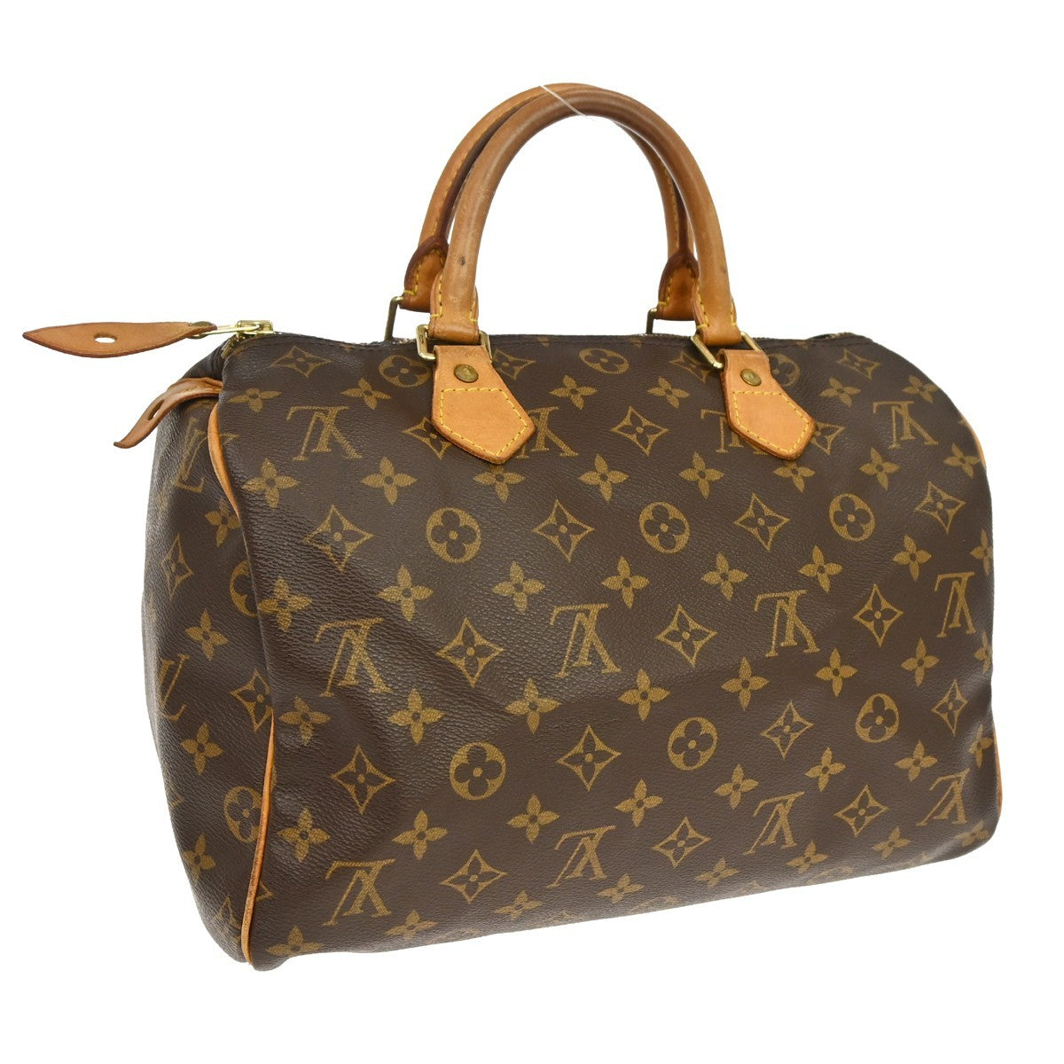 Louis Vuitton Louis Vuitton Speedy Handbag Monogram Canvas Brown Canvas Handbag (Pre-Loved)