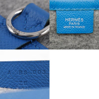 Hermes Toodoo Pouch Epsom And Wool Blue Wool Clutche & Pouche Bag (Pre-Loved)