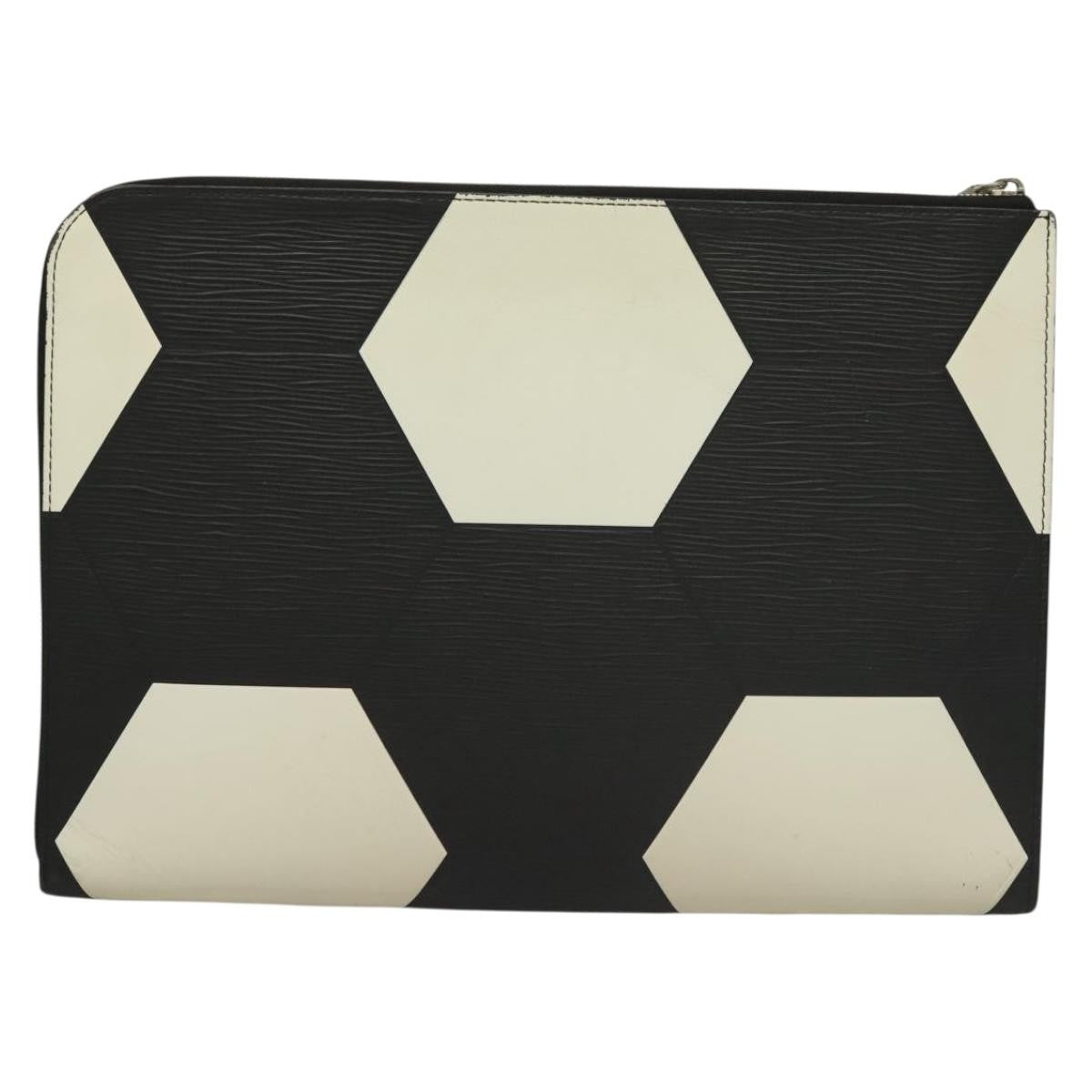 Louis Vuitton Pochette Jour Limited Edition Fifa World Cup Epi Leather Black Leather Clutche & Pouche Bag (Pre-Loved)