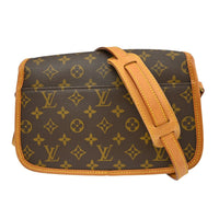 Louis Vuitton Sologne Handbag Monogram Canvas Brown Canvas Shoulder Bag Bag (Pre-Loved)