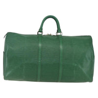 Louis Vuitton Keepall Bag Epi Leather Green Leather Travel Bag Bag (Pre-Loved)