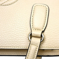 Gucci Soho Shoulder Bag Leather White Leather Handbag (Pre-Loved)