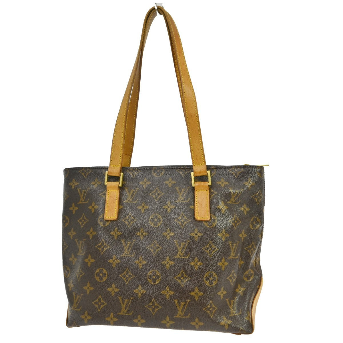 Louis Vuitton Cabas Piano Monogram Canvas Brown Canvas Tote Bag Bag (Authentic Pre-Loved)