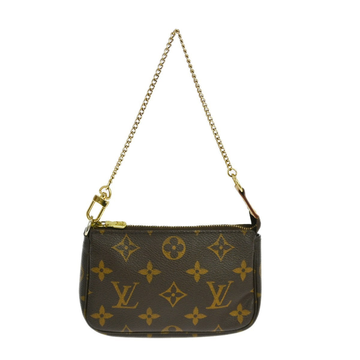 Louis Vuitton Louis Vuitton Mini Pochette Accessoires Canvas Brown Canvas Clutche & Pouche Bag (Authentic Pre-Loved)