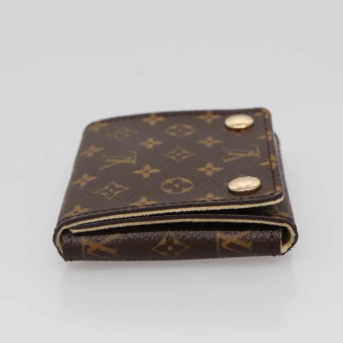 Louis Vuitton Case Jewelry Box Canvas Brown Canvas Wallets Accessory (Authentic Pre-Loved)