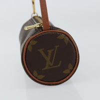 Louis Vuitton Papillon Pochette Monogram Canvas Brown Canvas Clutche & Pouche Bag (Authentic Pre-Loved)