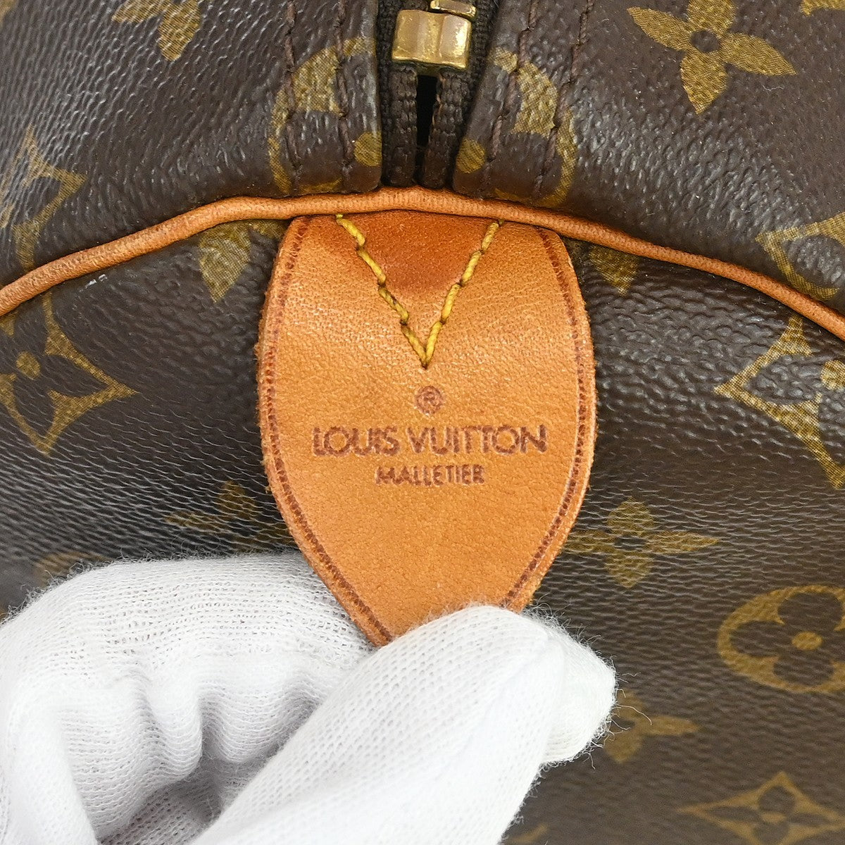 Louis Vuitton Keepall Bag Monogram Canvas Brown Canvas Travel Bag Bag (Authentic Pre-Loved)