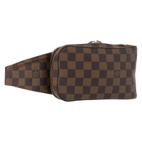 Louis Vuitton Geronimos Waist Bag Damier Brown Canvas Shoulder Bag Bag (Authentic Pre-Loved)