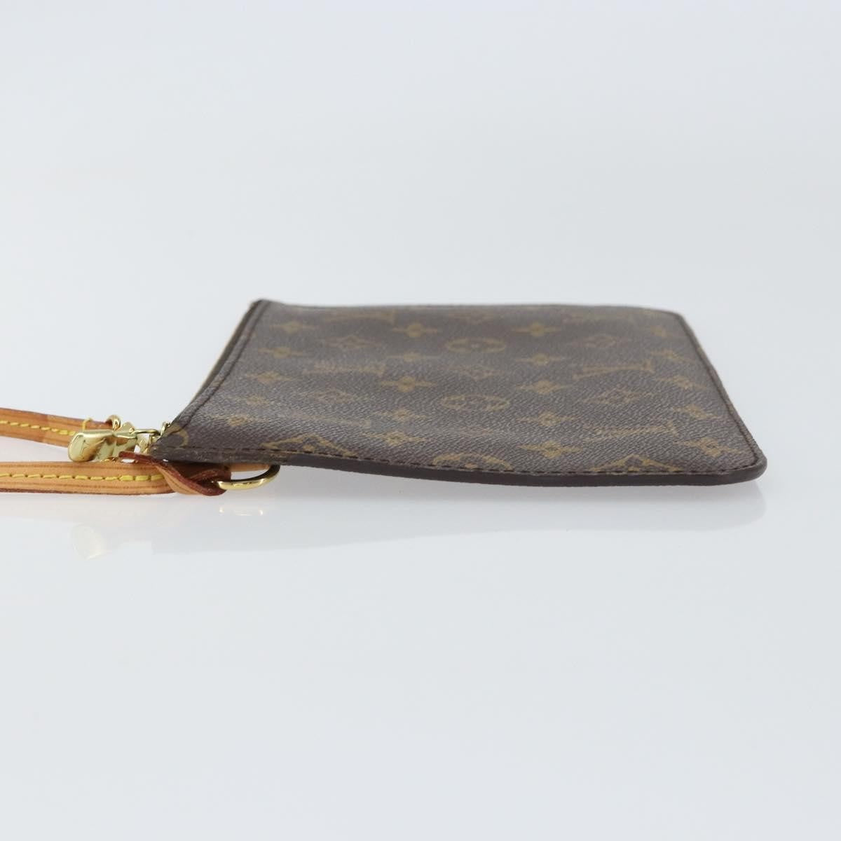 Louis Vuitton Louis Vuitton Neverfull Pochette Monogram Canvas Brown Canvas Clutche & Pouche Bag (Pre-Loved)