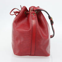 Louis Vuitton Petit Noe Handbag Epi Leather Red Leather Shoulder Bag Bag (Pre-Loved)