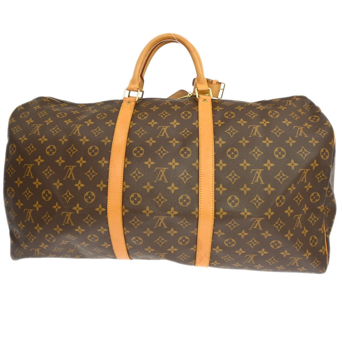 Louis Vuitton Louis Vuitton Keepall Bag Monogram Canvas Brown Canvas Travel Bag Bag (Authentic Pre-Loved)