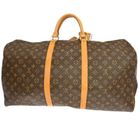 Louis Vuitton Louis Vuitton Keepall Bag Monogram Canvas Brown Canvas Travel Bag Bag (Authentic Pre-Loved)